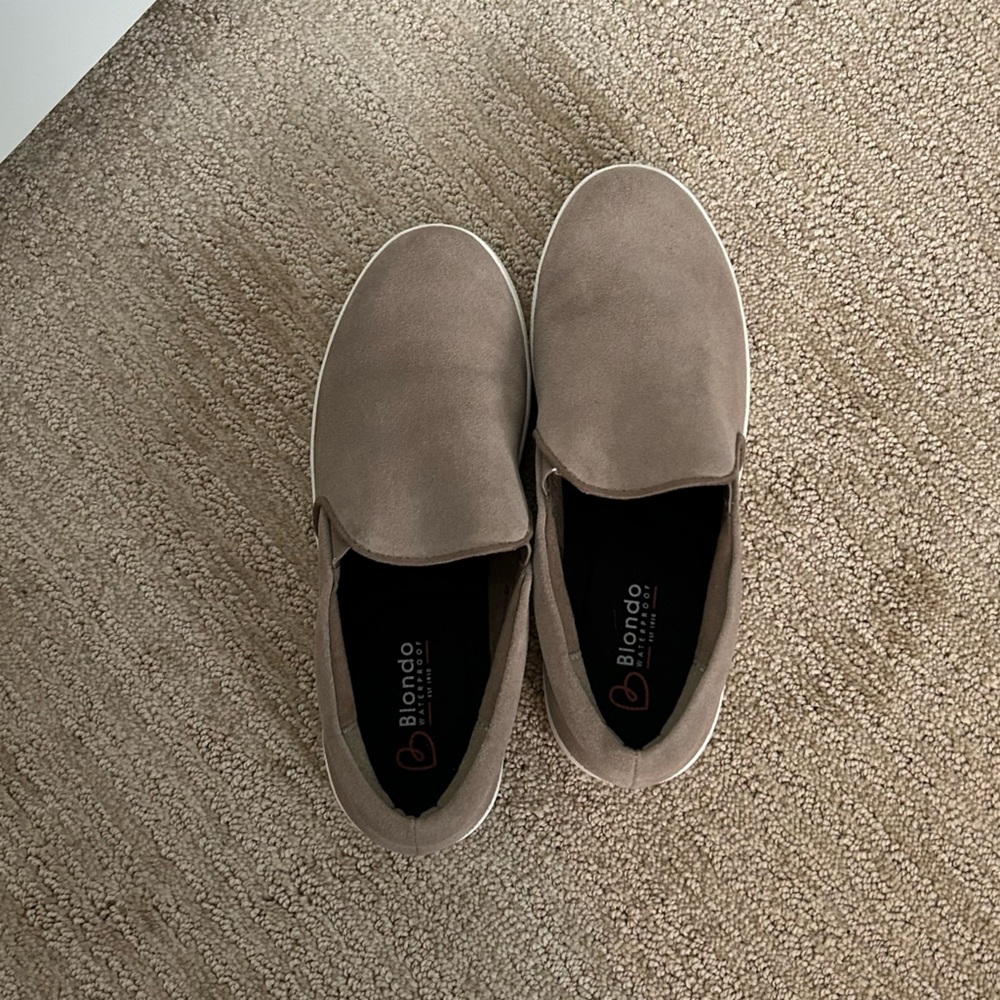 suede waterproof sneakers